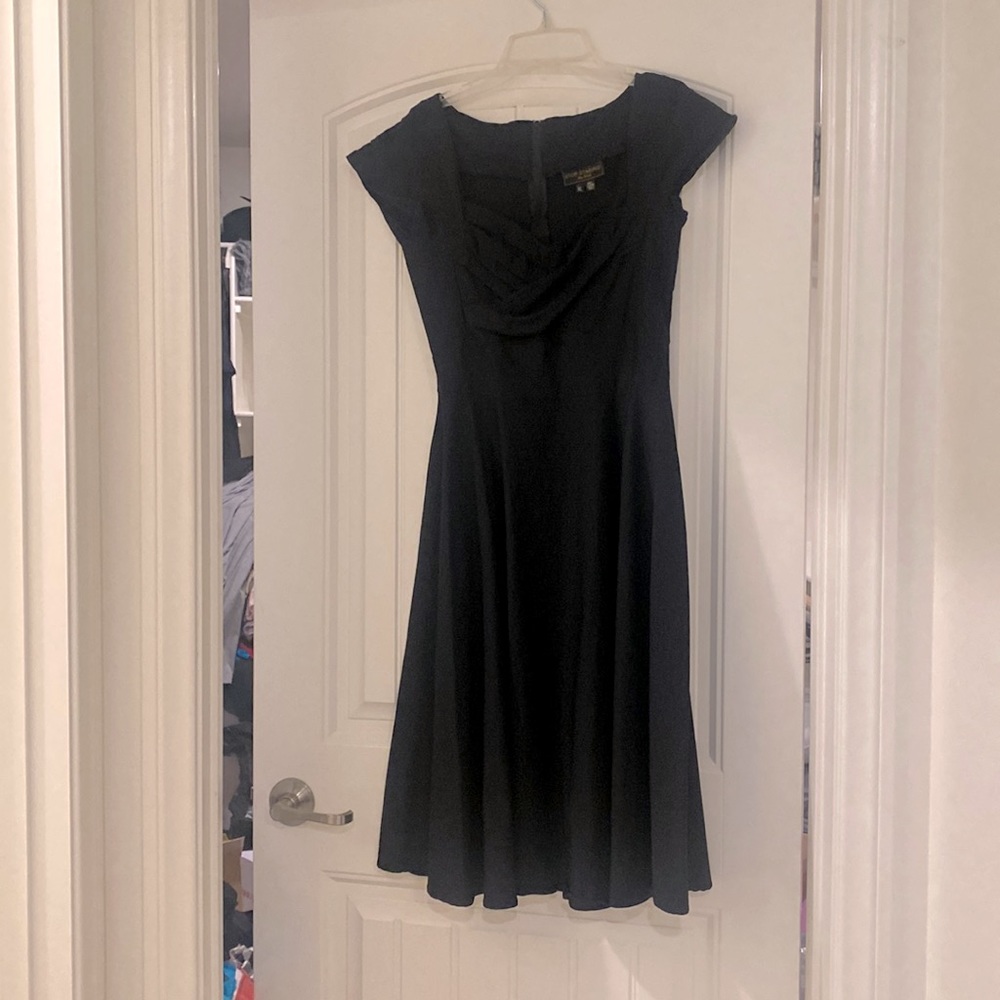 Stop staring black pinup dress